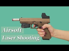 Airsoft Glock Πιστόλι Σκοπός Δονήσης Λαζερικός Εκπαιδευτής Καρτόνι Λαζερική προσομοίωση πυροβολισμού