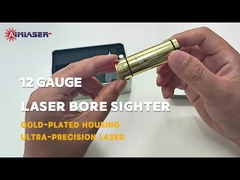 12 Gauge Laser Boresighter για πυροβόλα όπλα Κυνηγία υψηλής ακρίβειας εξοπλισμός ευθυγράμμισης μηδενισμού