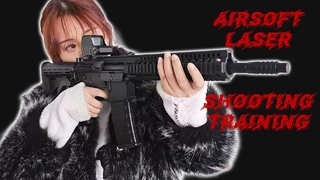 Airsoft Rifle Vibration Muzzle Cartridge Laser For Recoil Dry Fire Training Laser Shooting Simulatio