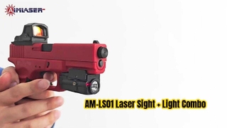 AM-LS01 Pistol Laser Sight + Light Combo