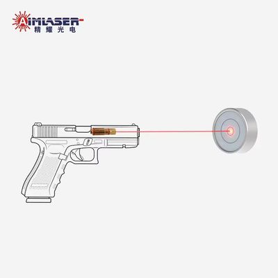 Χρυσό επιχρυσωμένο 9mm Laser Εκπαιδευτικό Καρτόνι 650nm Κόκκινη Λάζερ Σφαίρα για την εξάσκηση ξηράς φωτιάς