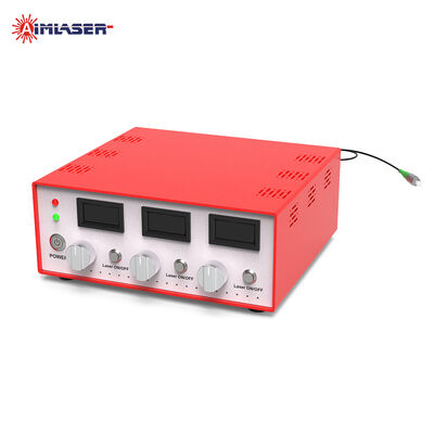 RGB Fiber Coupled Laser Diode Module 450nm 520nm 638nm 20mW Δύναμη ρυθμιζόμενη με TTL αναλογική διαμόρφωση και έλεγχο υπολογιστή